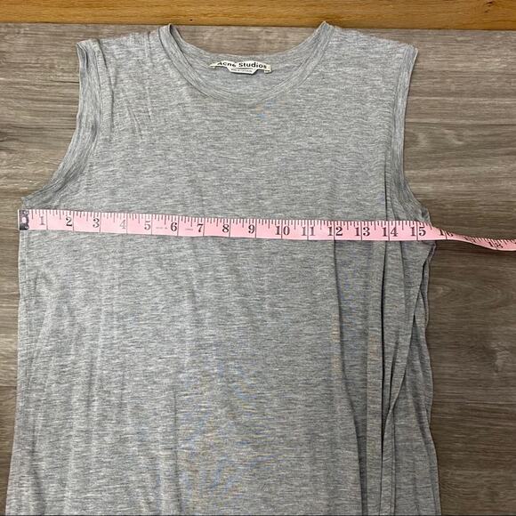 Acne Studios Ordelia Tencel Dress Grey XS - Picture 5 of 10